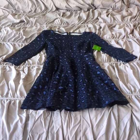 NWT Kate Spade Leopard Ponte Dress - Picture 1 of 6